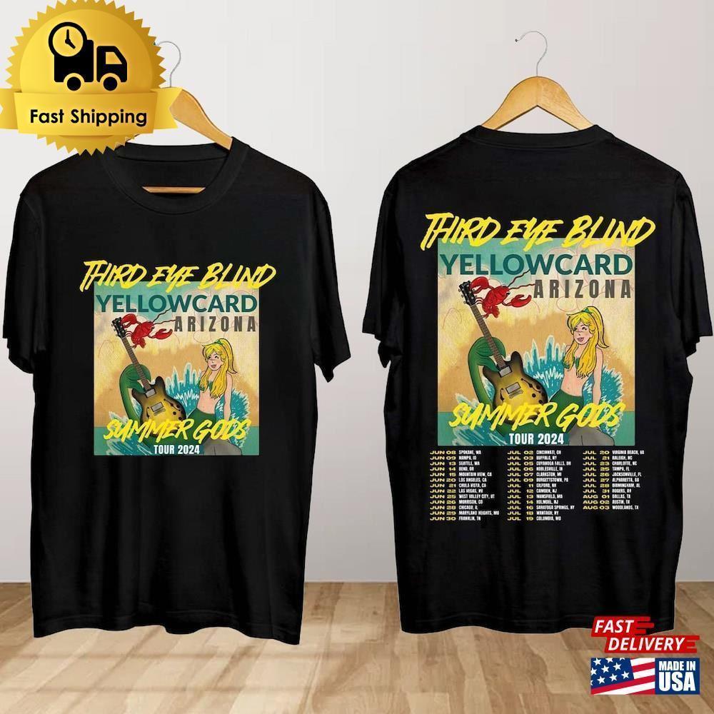 Third Eye Blind  Summer Gods Tour Shirt Concert  T-Shirt 2 Sided